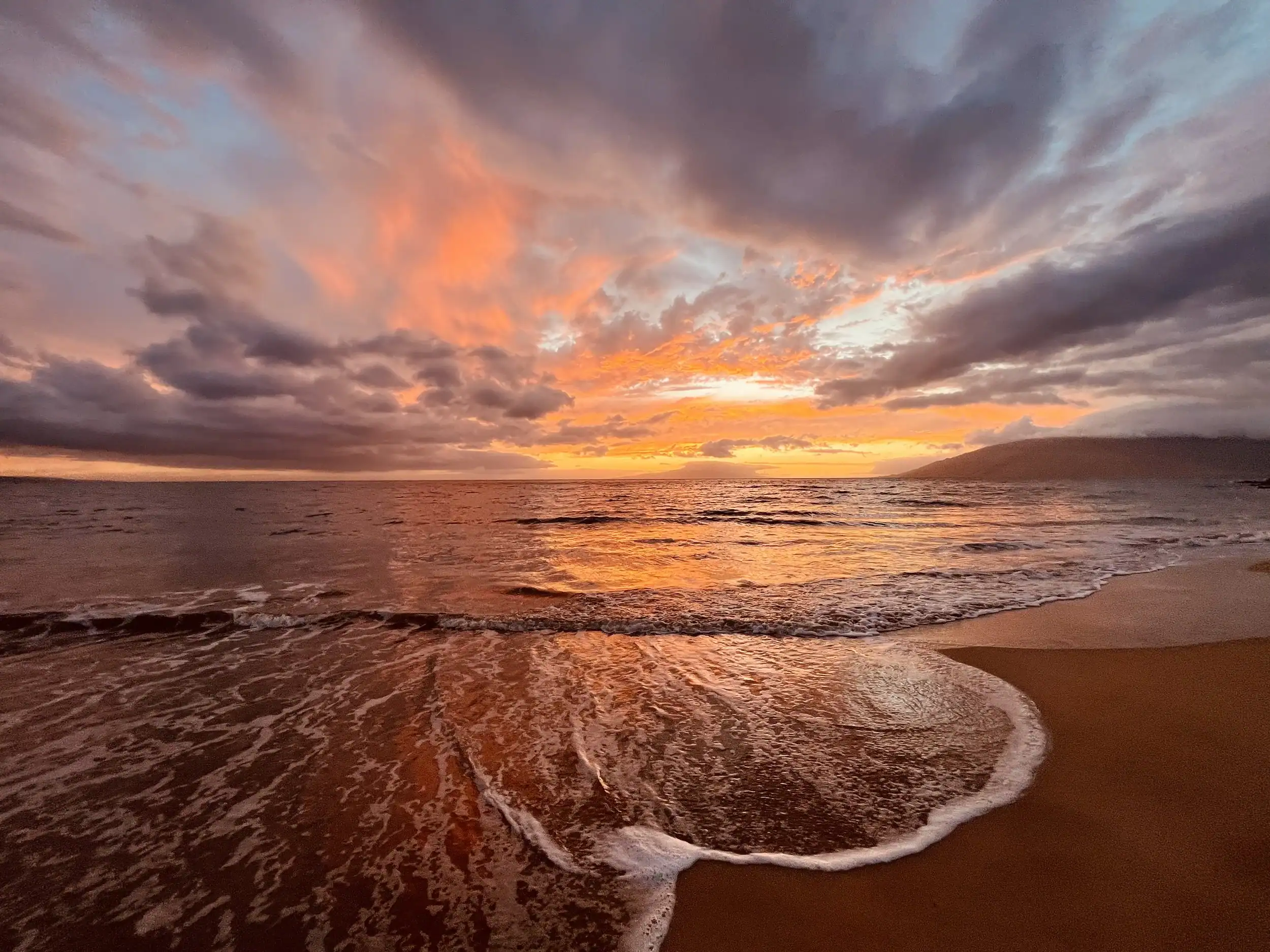 beach at sunset